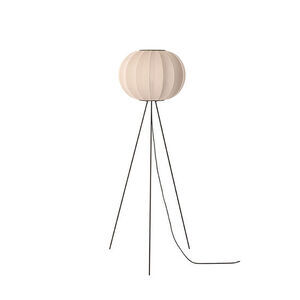 Made By Hand - Gulvlampe - Knit-Wit 45 Round Floor High - Sand Stone